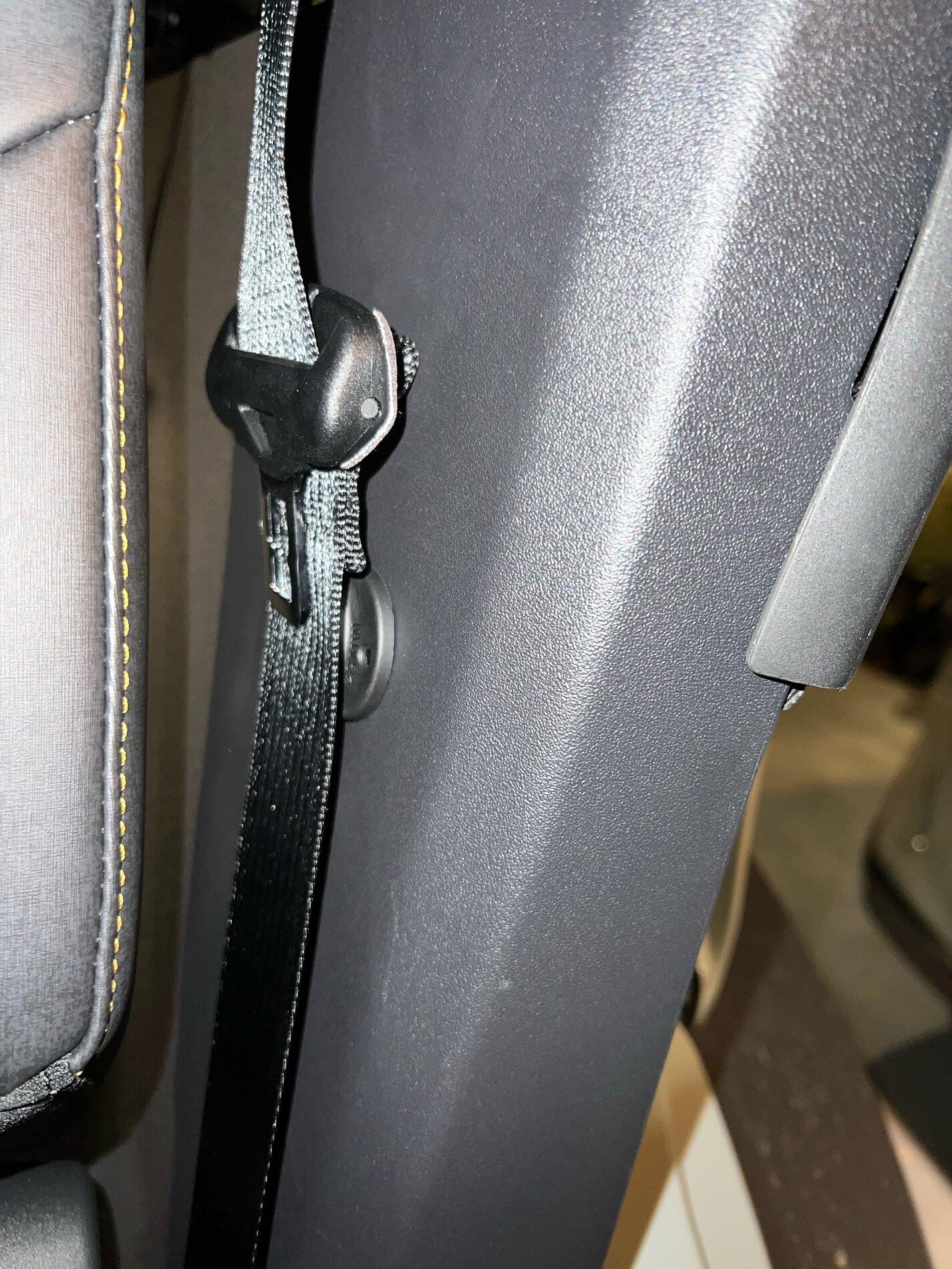 Ford Bronco Seat belt rattle easy fix 1636683857508