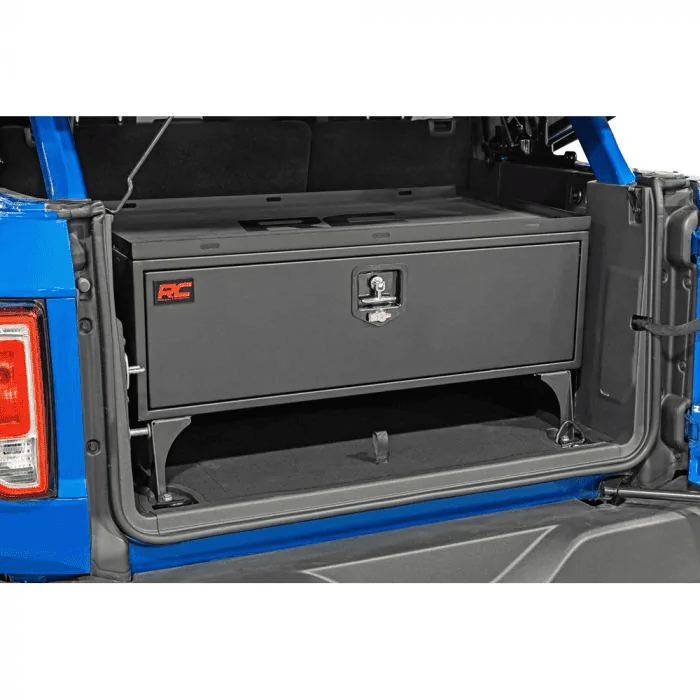 Ford Bronco Ford cargo area enclosure - unlocking options? 1636696641644