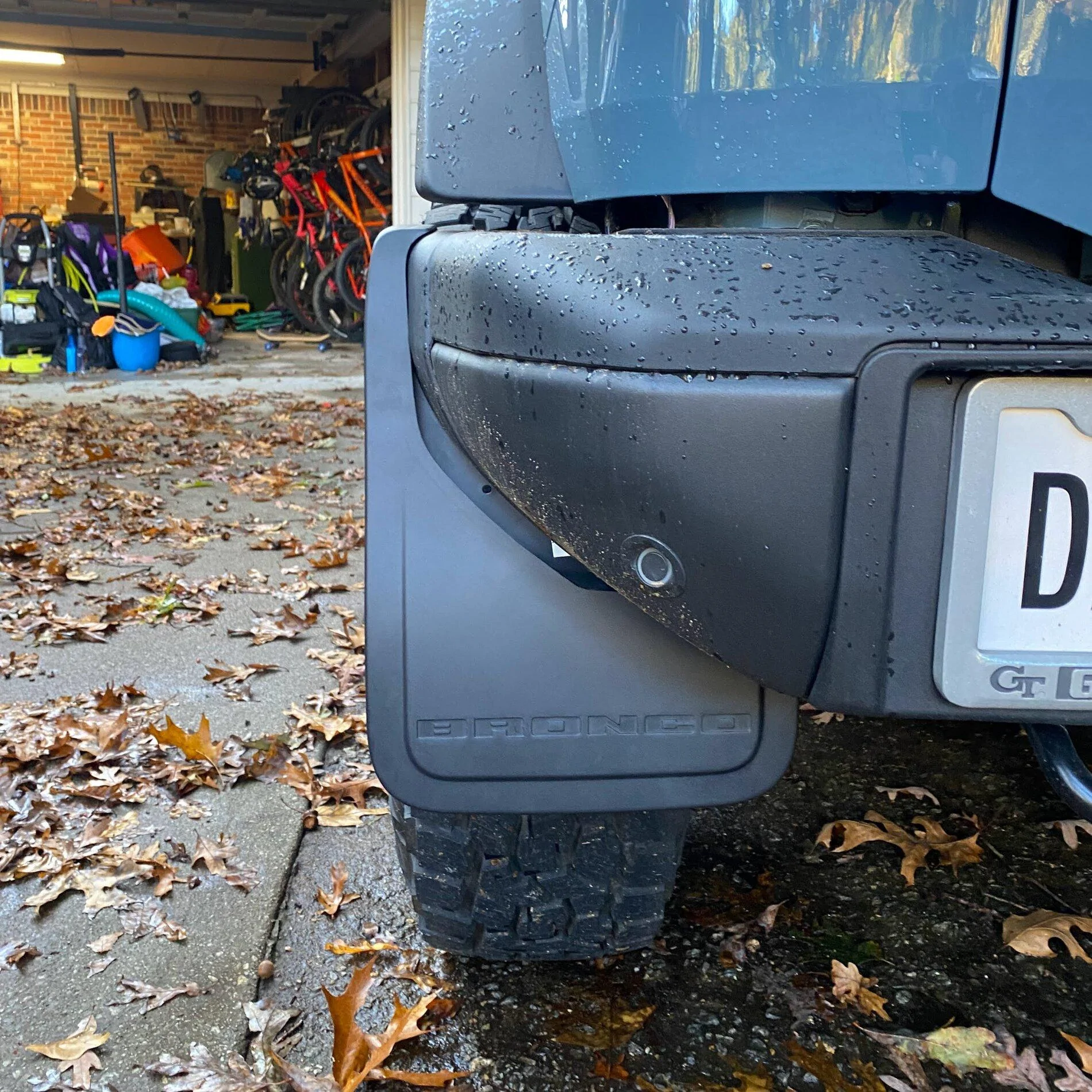 Ford Bronco More OEM Splash Guard installed details IMG_8479