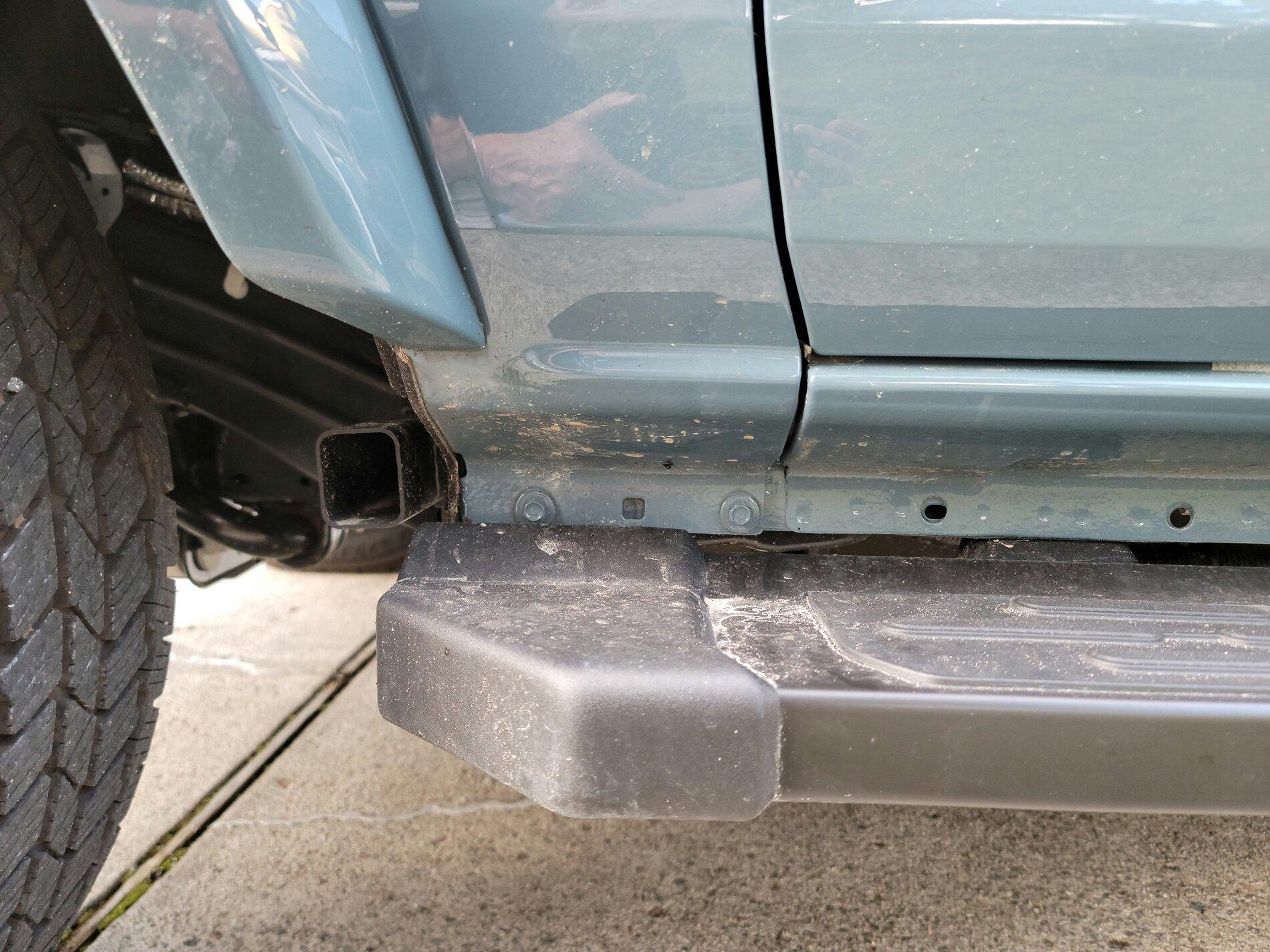 Ford Bronco Jack Location  for Changing flat tire 20211112_164315