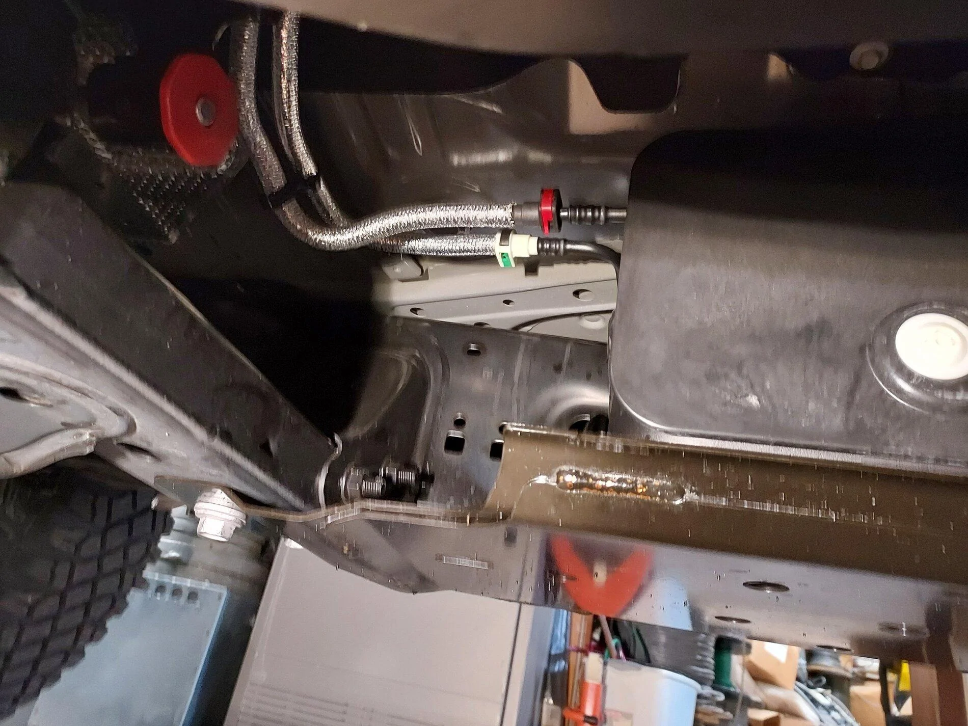 Ford Bronco ARB Dual Compressor Installed - Under Hood 2.7L Engine Compartment 1636776192435