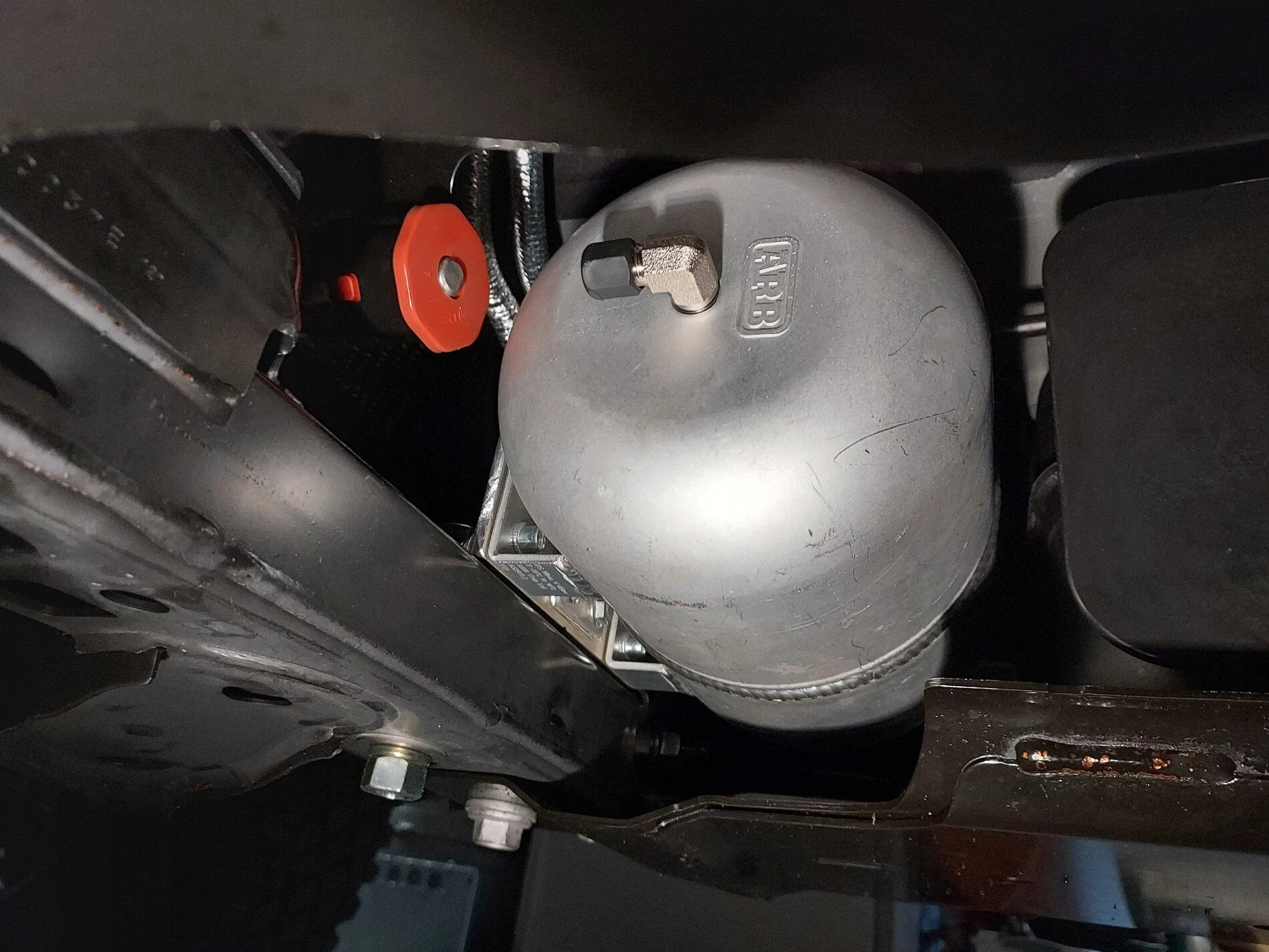 Ford Bronco ARB Dual Compressor Installed - Under Hood 2.7L Engine Compartment 1636776367824