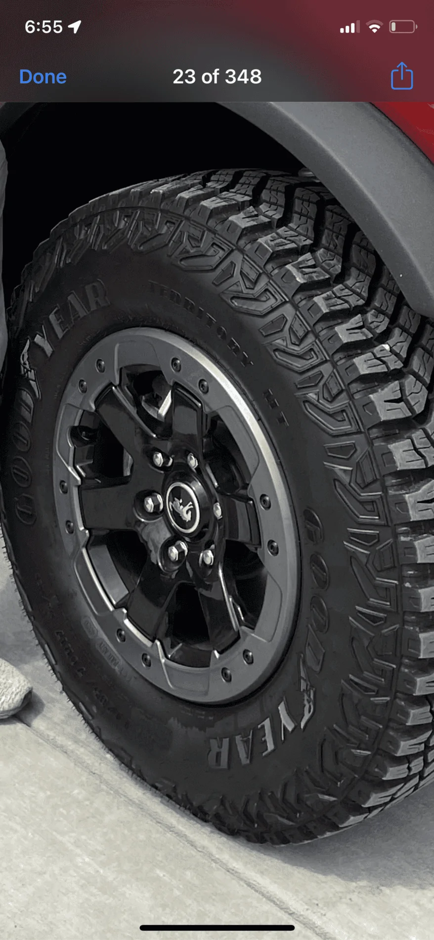 Ford Bronco 33 MT Badlands Wheels & Tires 1242464A-3284-4528-A081-984CBD5FF141