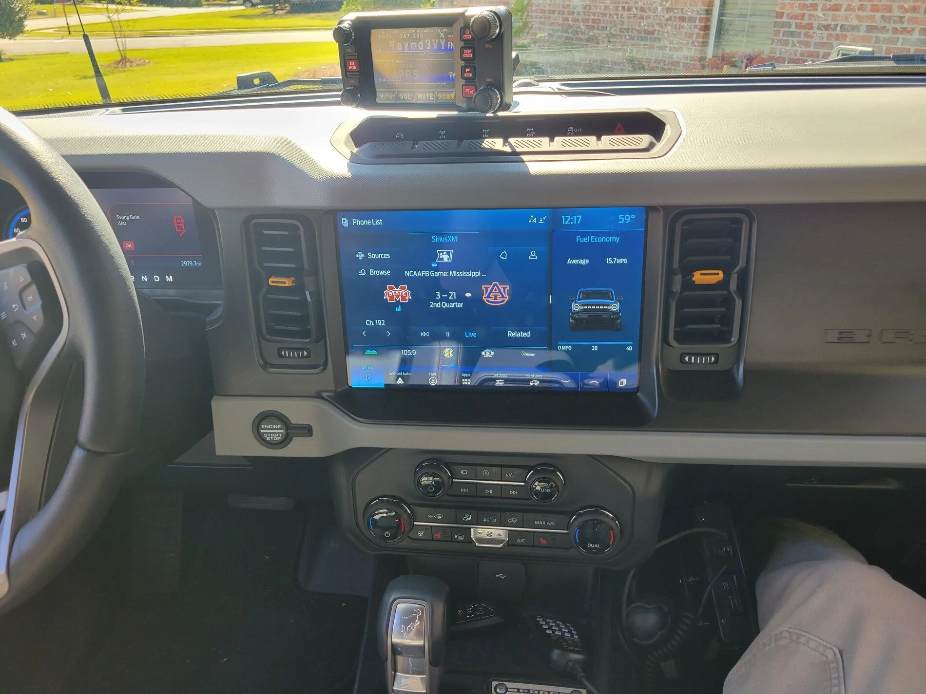 Ford Bronco Mobile Ham Radio (FTM-400XDR) Install - DIY How-To / Writeup / Pics 20211113_121744