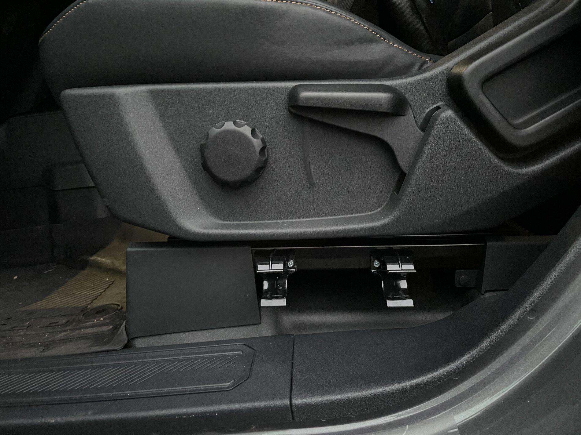 Ford Bronco Flashlight Mounted & Installed on Driver's Seat BA3ED825-C074-4867-A1CA-EC99584C8B31
