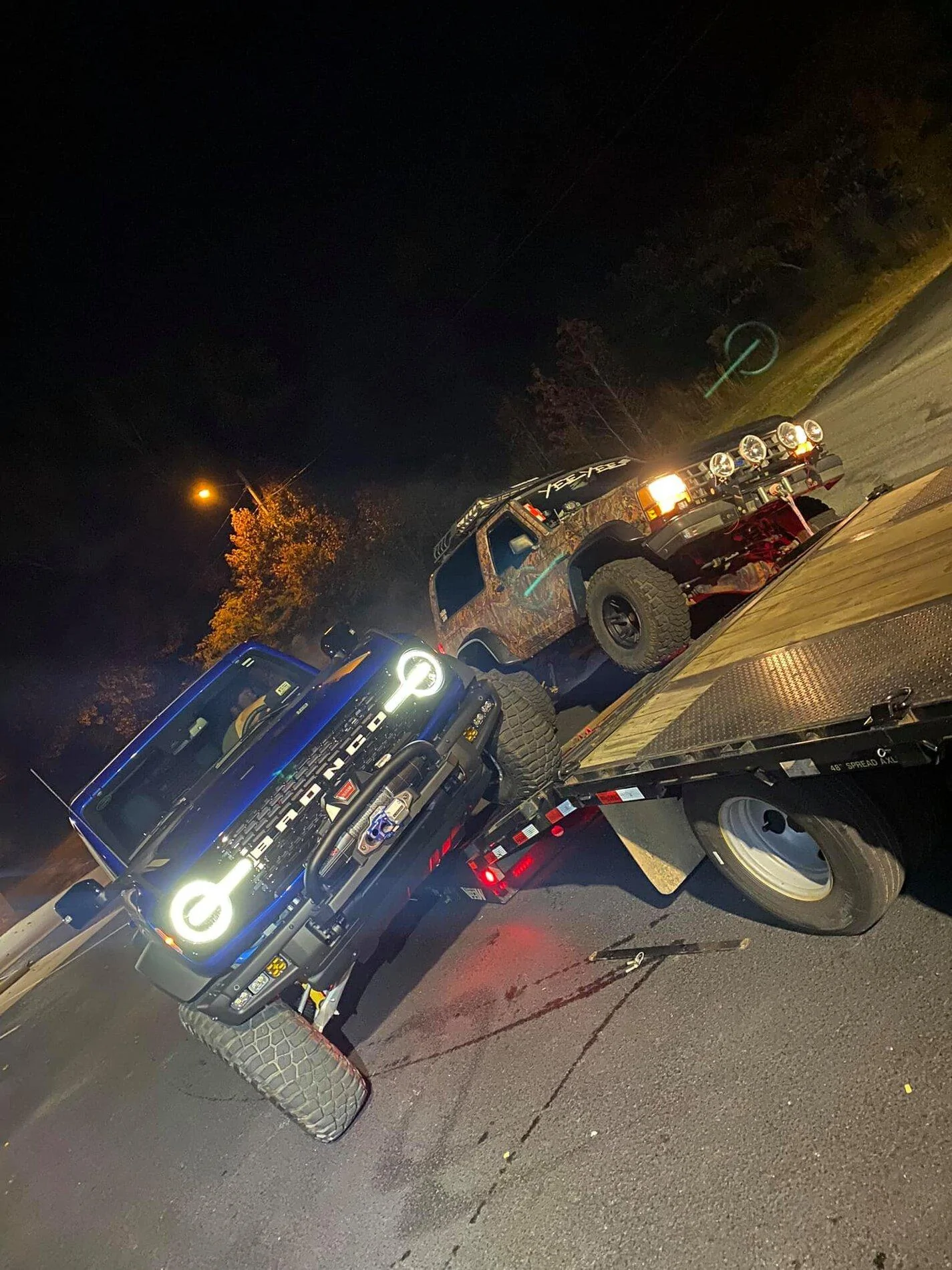 Ford Bronco First Edition 2-Door Bronco w/ Method Beadlocks, 37" BFG KM3, RPG Perch Collars, Billet A-Arms, Warn, Factor 55, Baja Design First Edition 2-Door Bronco w: Method 101 17x9 Beadlocks, 37x12.50 BFG KM3, RPG Perch Collars