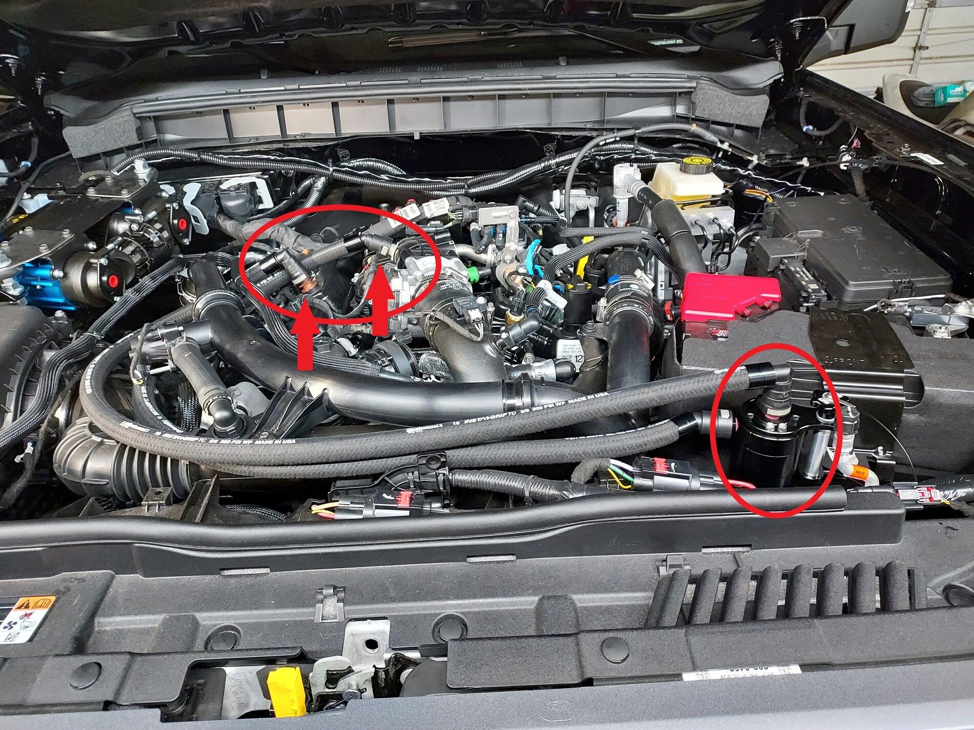 Ford Bronco 2.7 UPR Oil Catch Can - Updated - Installation Completed Today 1636941247663