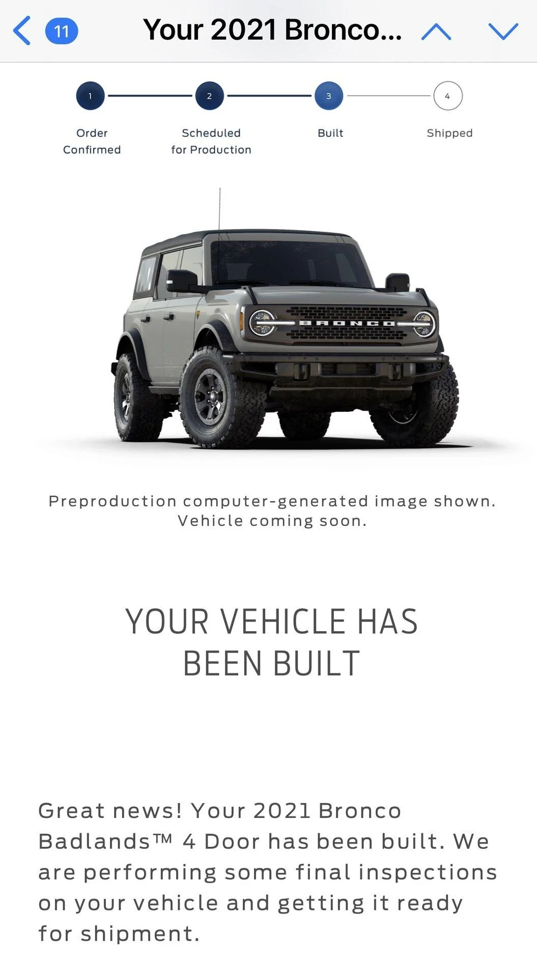 Ford Bronco It’s happening 7411060F-ED63-4AAF-8AEA-D757C4045101