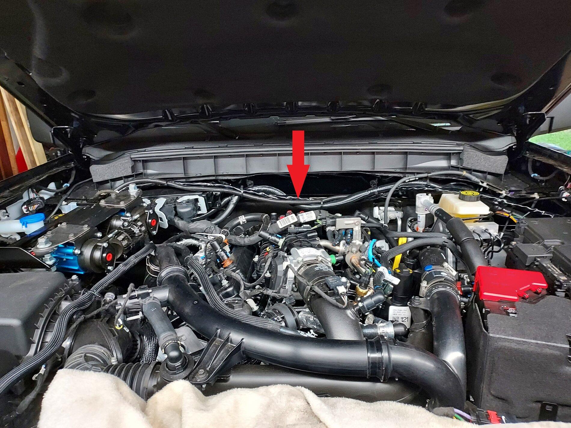 Ford Bronco ARB Dual Compressor Installed - Under Hood 2.7L Engine Compartment 1636946693673