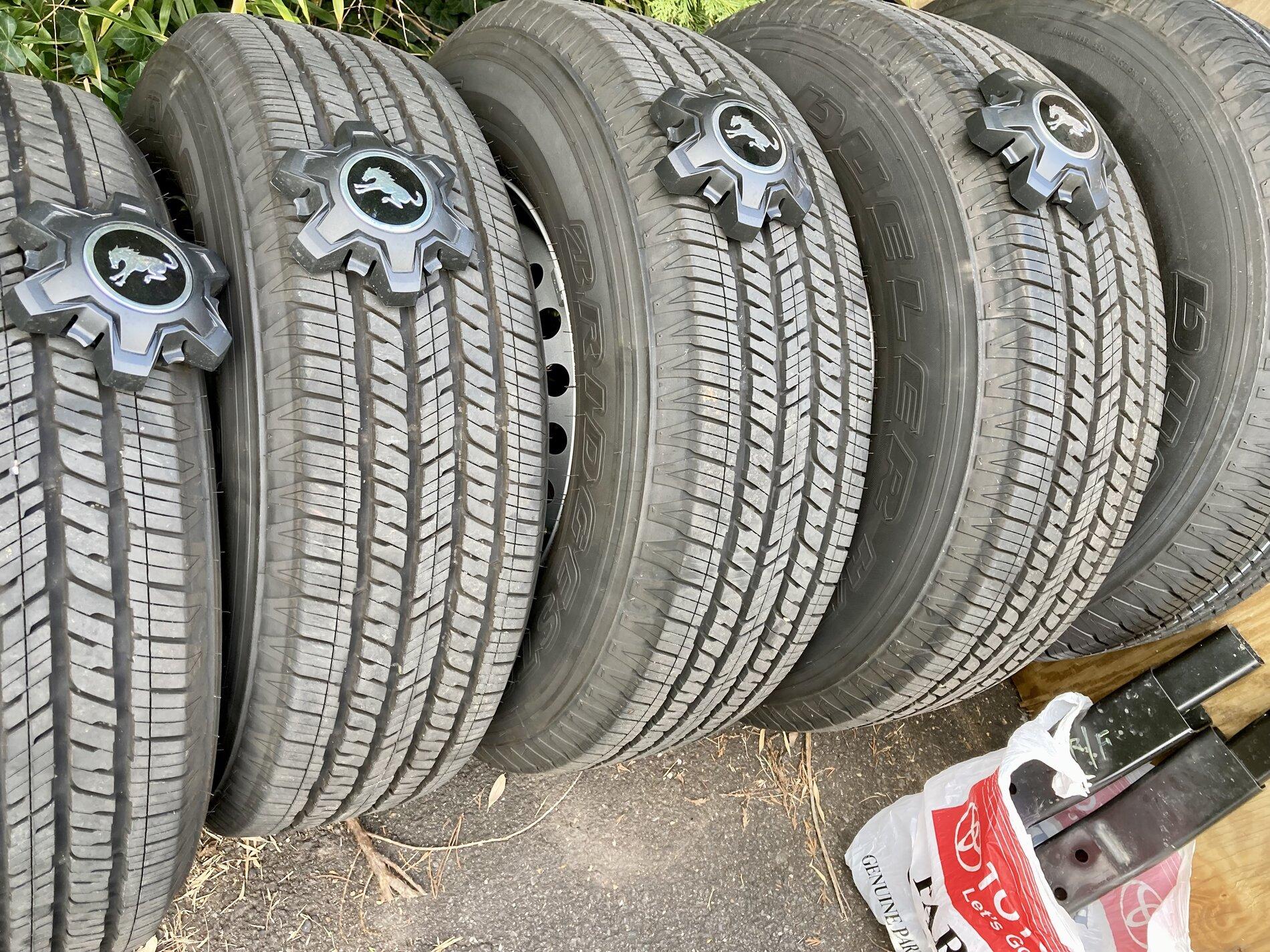 Ford Bronco Base Wheels and Tires Set $300 for 5 60C3E206-D917-452A-A84E-EDD5DFF3DC58