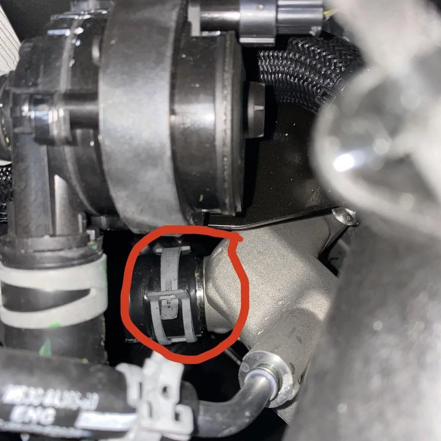 Ford Bronco Coolant hose clamp on 2.7 engine ........check this too!!! FD938BD9-D9AB-4C40-8D9F-FD1195E79A30_1_105_c