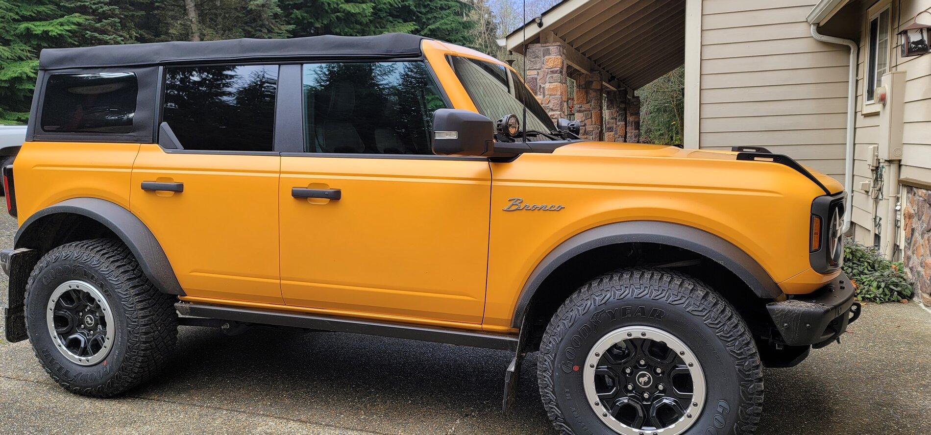 Ford Bronco Cyber Orange getting Stealth PPF 20211116_115948