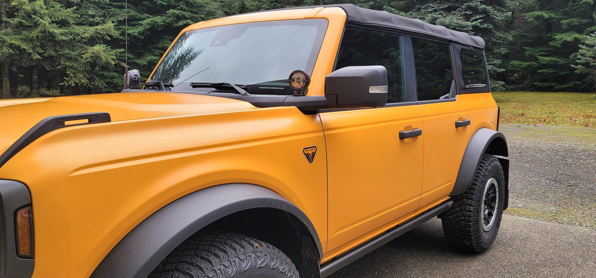Ford Bronco Cyber Orange getting Stealth PPF 20211116_115909