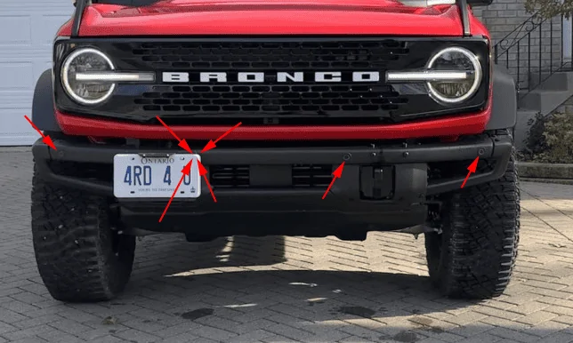 Ford Bronco Coming Soon... License Plate Relocation Bracket 1637108429403