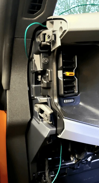 Ford Bronco DIY Install for Blackvue 900 Dashcam with Real-Time Updates and Radar Detector 1637123845415