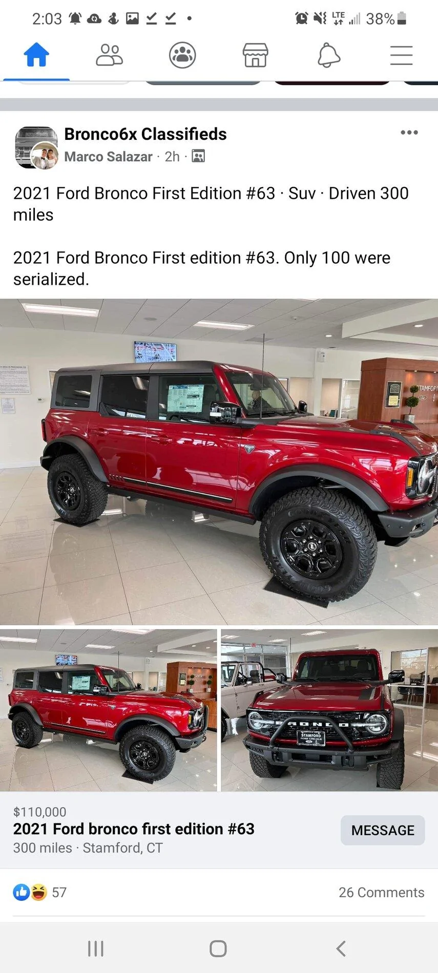 Ford Bronco First Edition - How many will be built? Screenshot_20211117-140347_Facebook