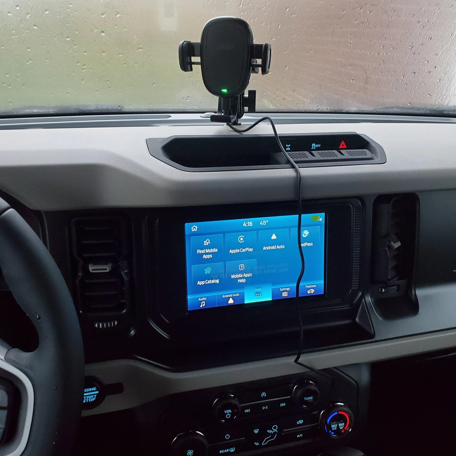 Ford Bronco Resolution for phone mount? 20211117_161617