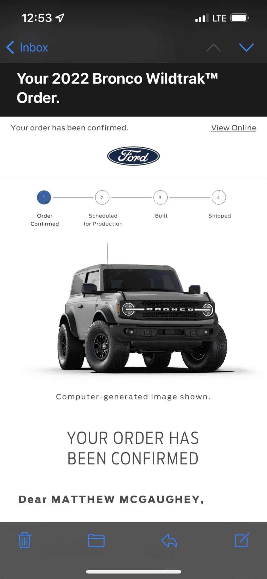 Ford Bronco ⏱ 2022 Bronco Scheduling Upcoming Week (11/15) For 4 Build Weeks in January! 831A4BD0-4D70-4FF7-A604-BE05E3443BAB