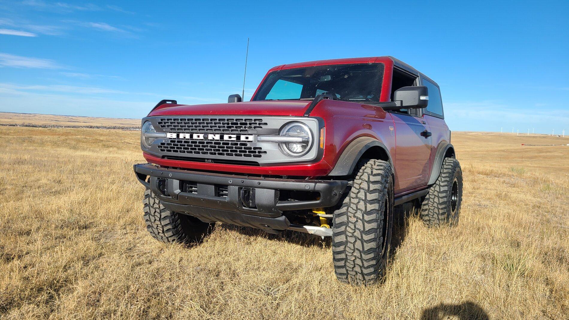 Ford Bronco Badlands 2 door on 37s no lift.... [37x12.50r17 Thompson Baja Boss MTs + Black Rhino Garison Beadlocks with +0 offset] 20211114_142057