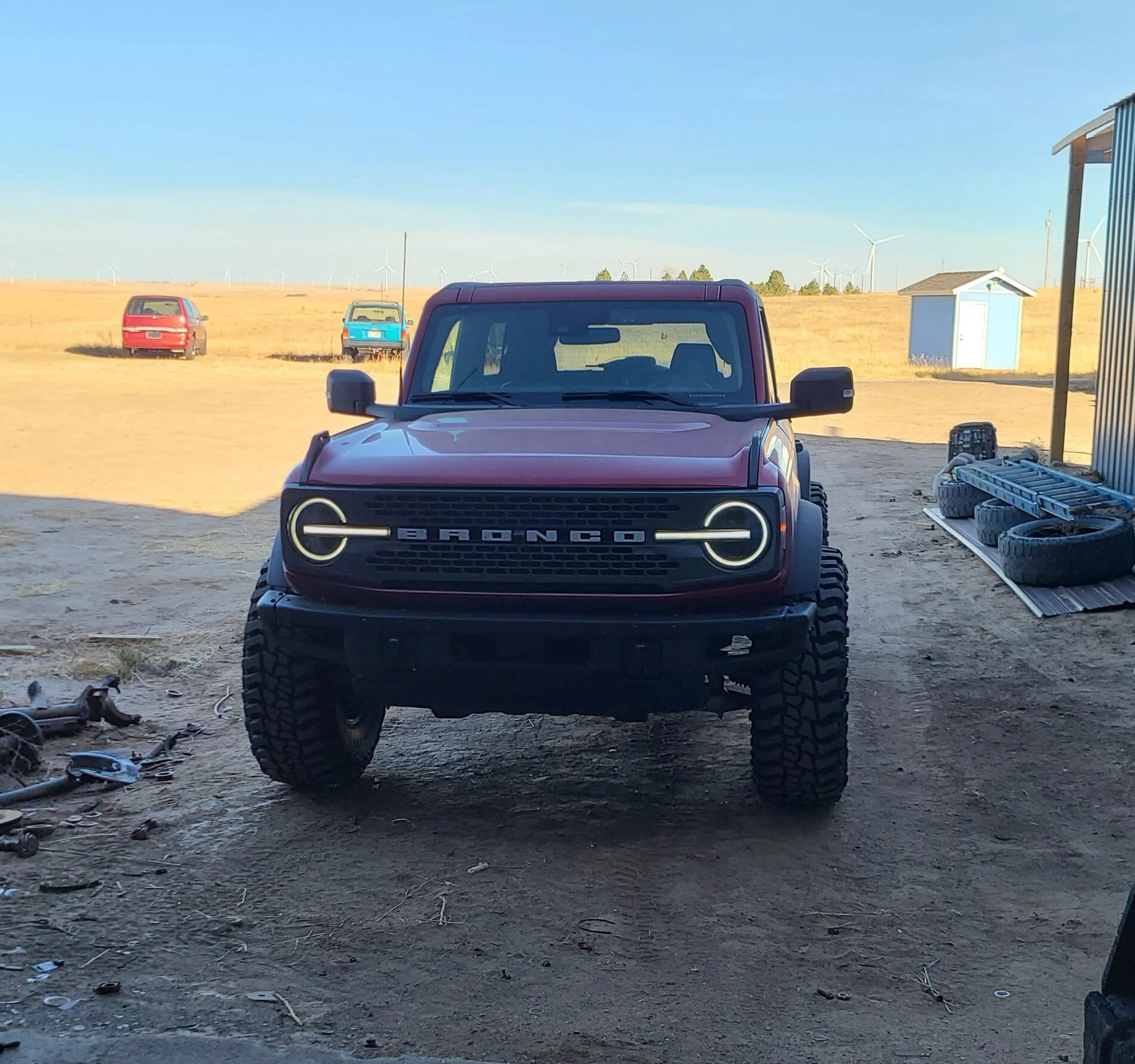 Ford Bronco Badlands 2 door on 37s no lift.... [37x12.50r17 Thompson Baja Boss MTs + Black Rhino Garison Beadlocks with +0 offset] 20211114_143304