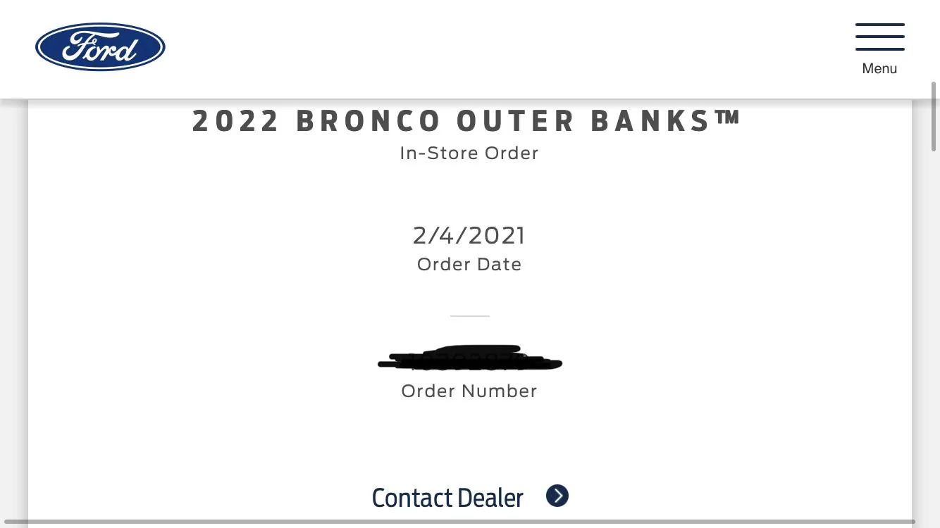 Ford Bronco 📬 11/18/22 Scheduling Email Received Group E8D8EE7E-B797-4FB7-A5E0-675B93EDB851