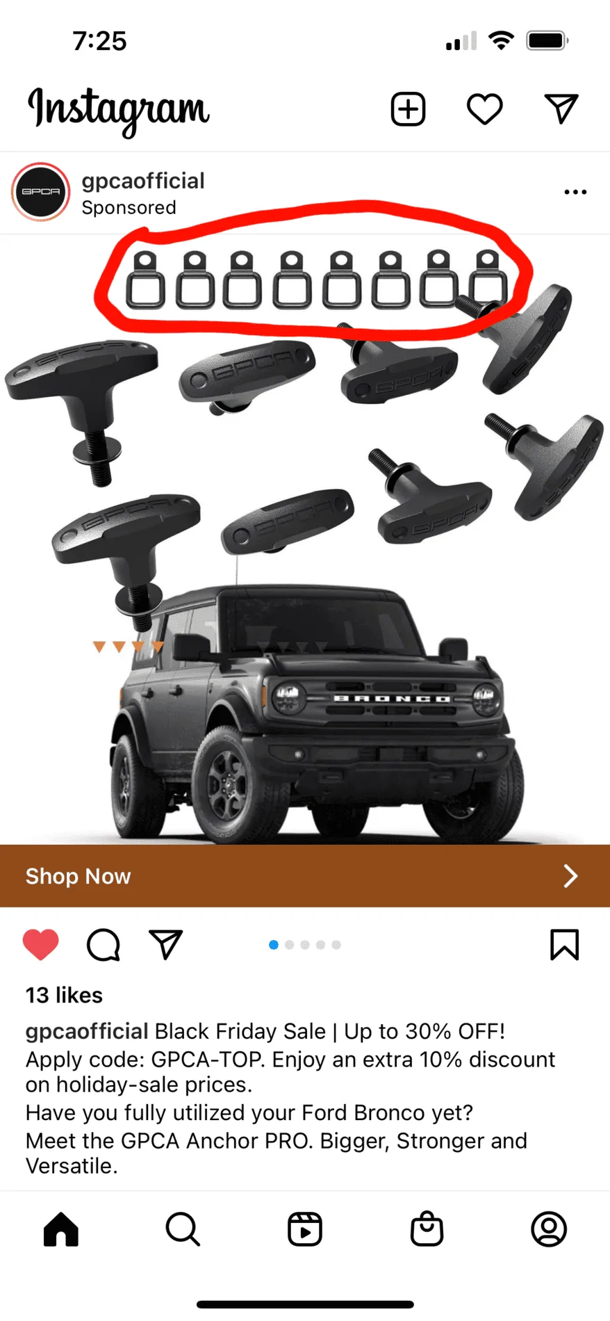 Ford Bronco Easy bolt replacement for hardtops C7A30566-6E26-4045-B0F2-3010996727E3