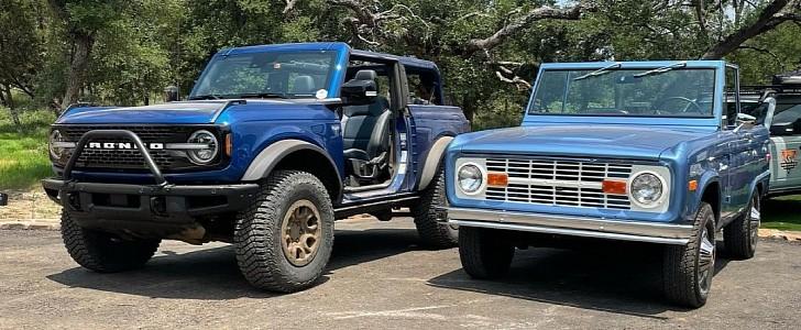 Ford Bronco Bronco popularity is showing 2021-ford-broncos-are-popping-all-around-including-next-to-gen-1-and-wrangler-163734-7