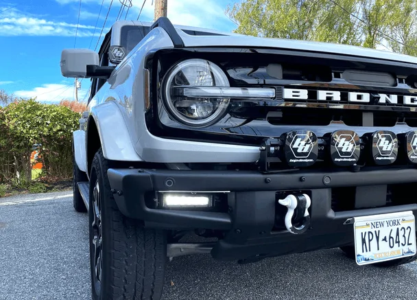 Ford Bronco Size Thread / Bolt Pattern on front bumper? 1637426224296