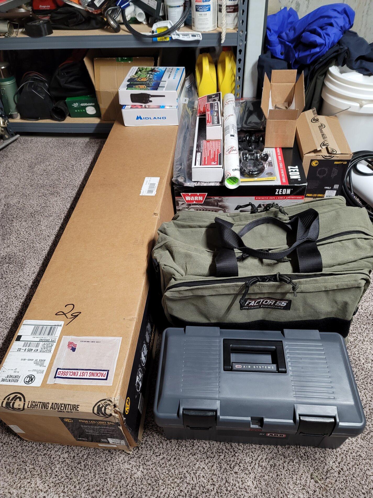 Ford Bronco Accessories pile is growing!! 20211120_195940