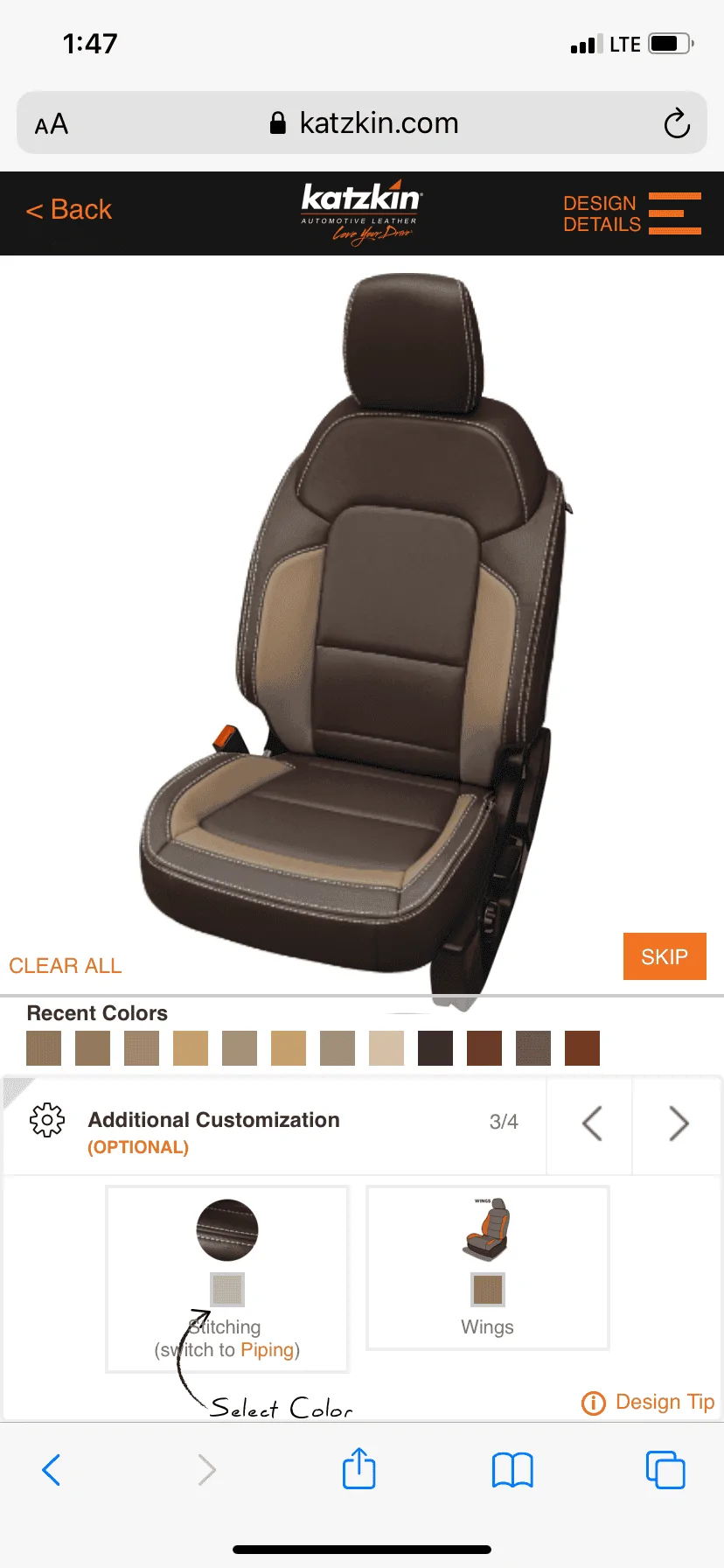 Ford Bronco Big Bend Katzkin Leather 1637477319289