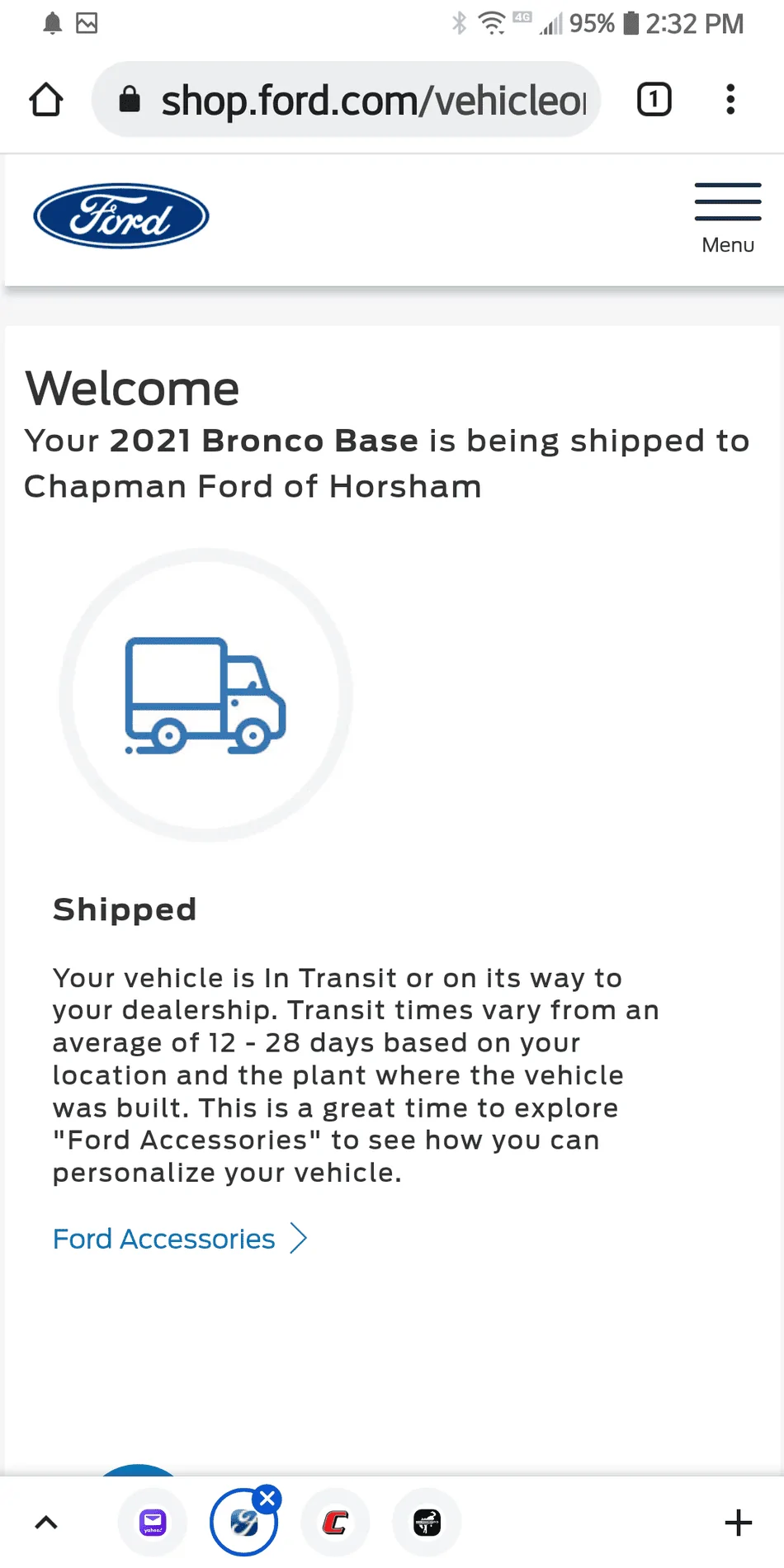 Ford Bronco Chapman Of Horsham with @dealerinsider Screenshot_2021-11-21-14-32-14
