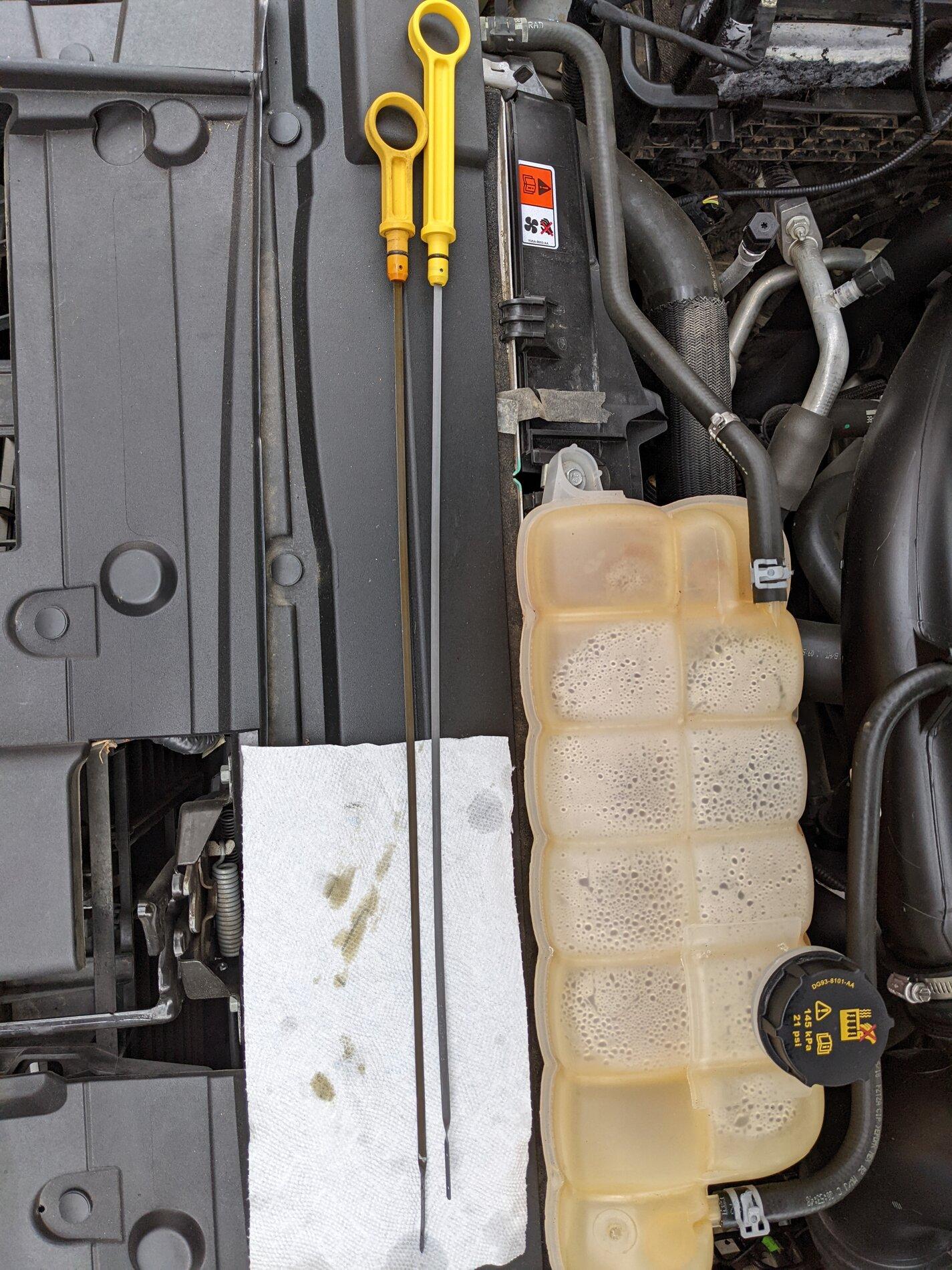 Ford Bronco 2.7 Oil Change: Took 6 Quarts Not 7 PXL_20211121_200031997