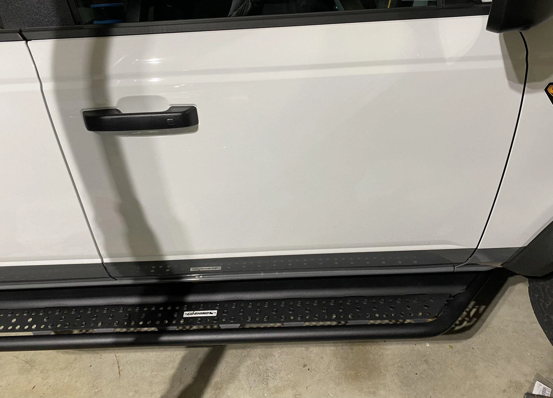 Ford Bronco Go Rhino Dominator D6 Slider/Steps IMG_6726