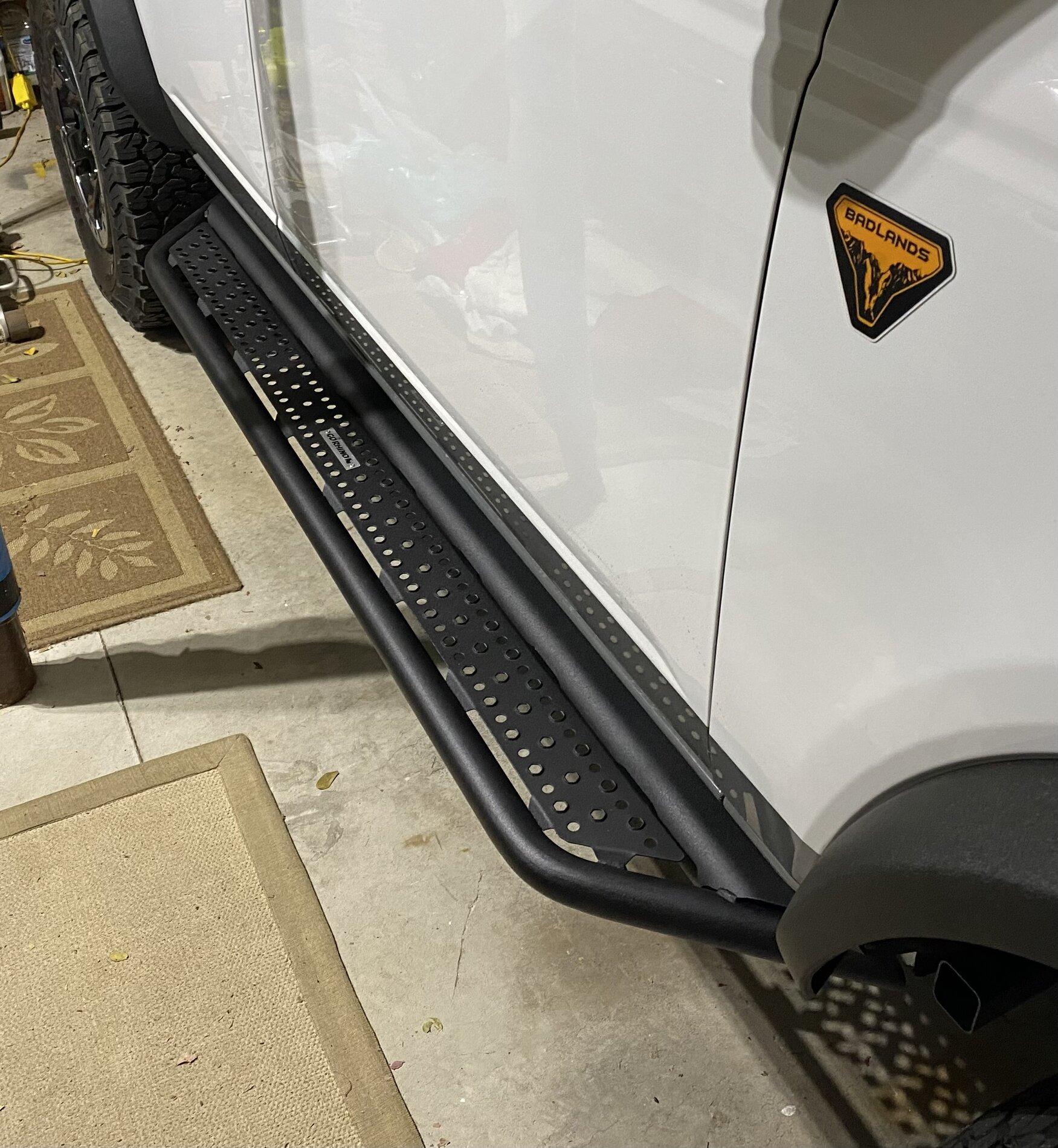 Ford Bronco Go Rhino Dominator D6 Slider/Steps IMG_6727