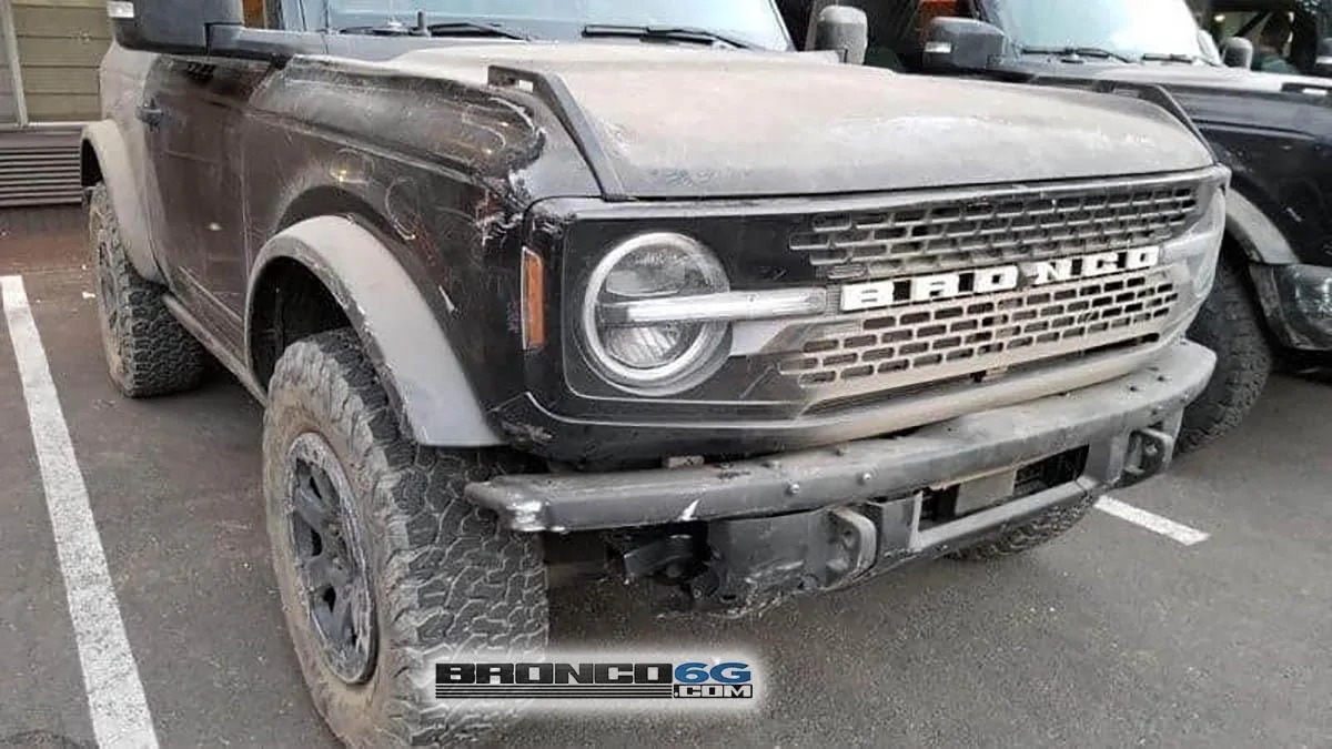 Ford Bronco Pics: Bronco Battle Scars From Completing Rubicon Trail 2021 Ford Bronco Damage Rubicon Trail 2