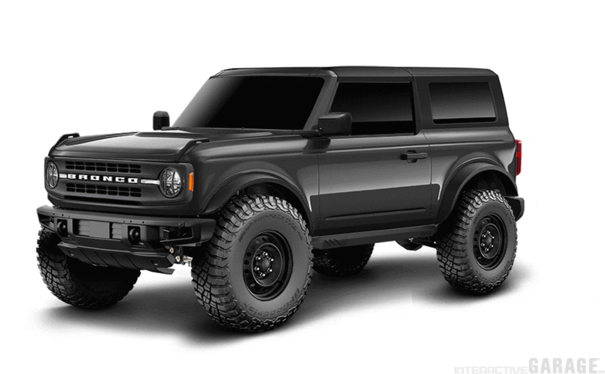 Ford Bronco Carbonized Gray Paint Thread Bronco Grey BD OB 1