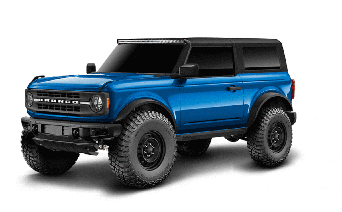 Ford Bronco Velocity Blue Metallic thread Bronco Velocity Blue BD OB 1