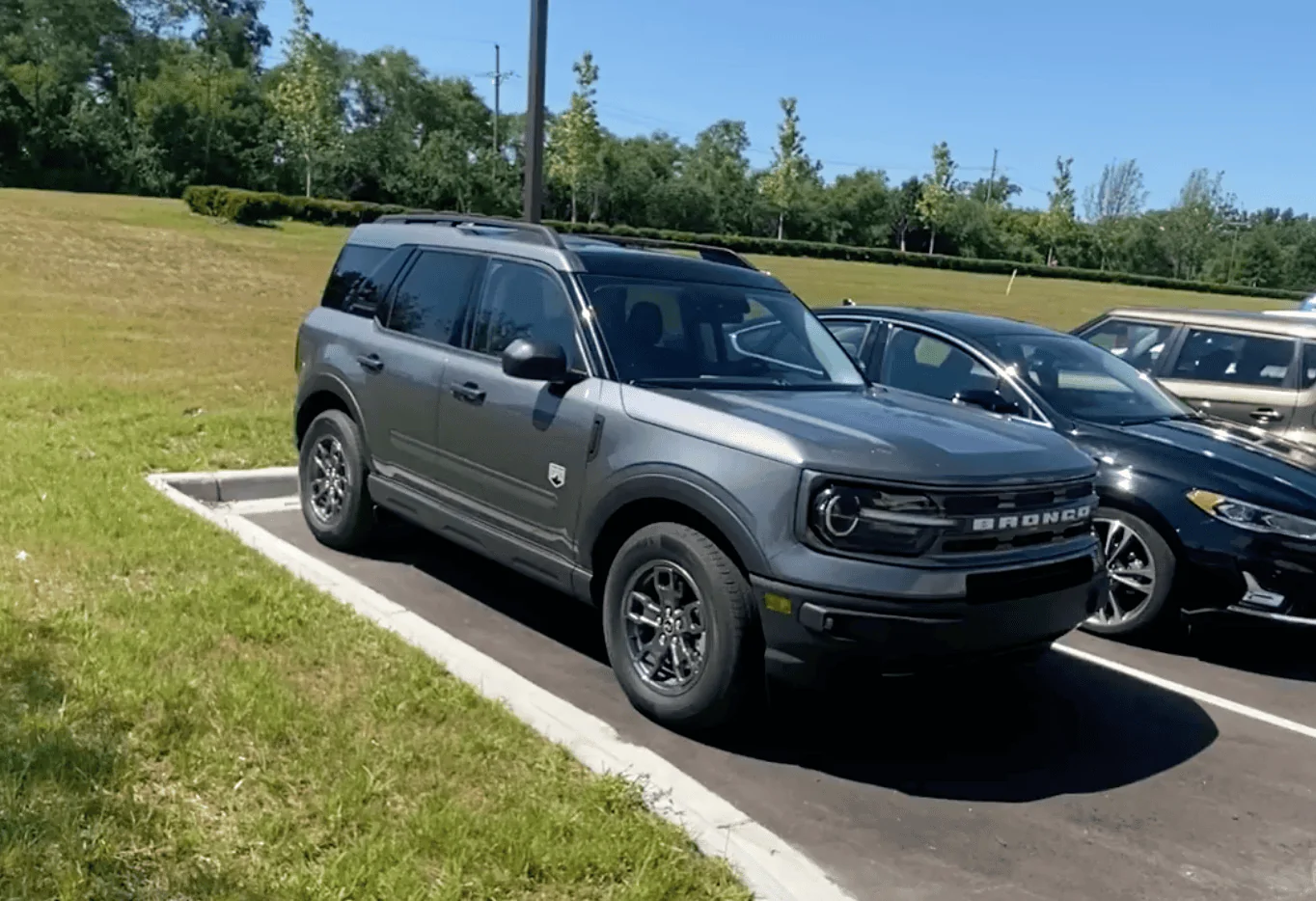 Ford Bronco Carbonized Gray Paint Thread 2021 Ford Bronco Big Bend Carbonized Gray Metallic