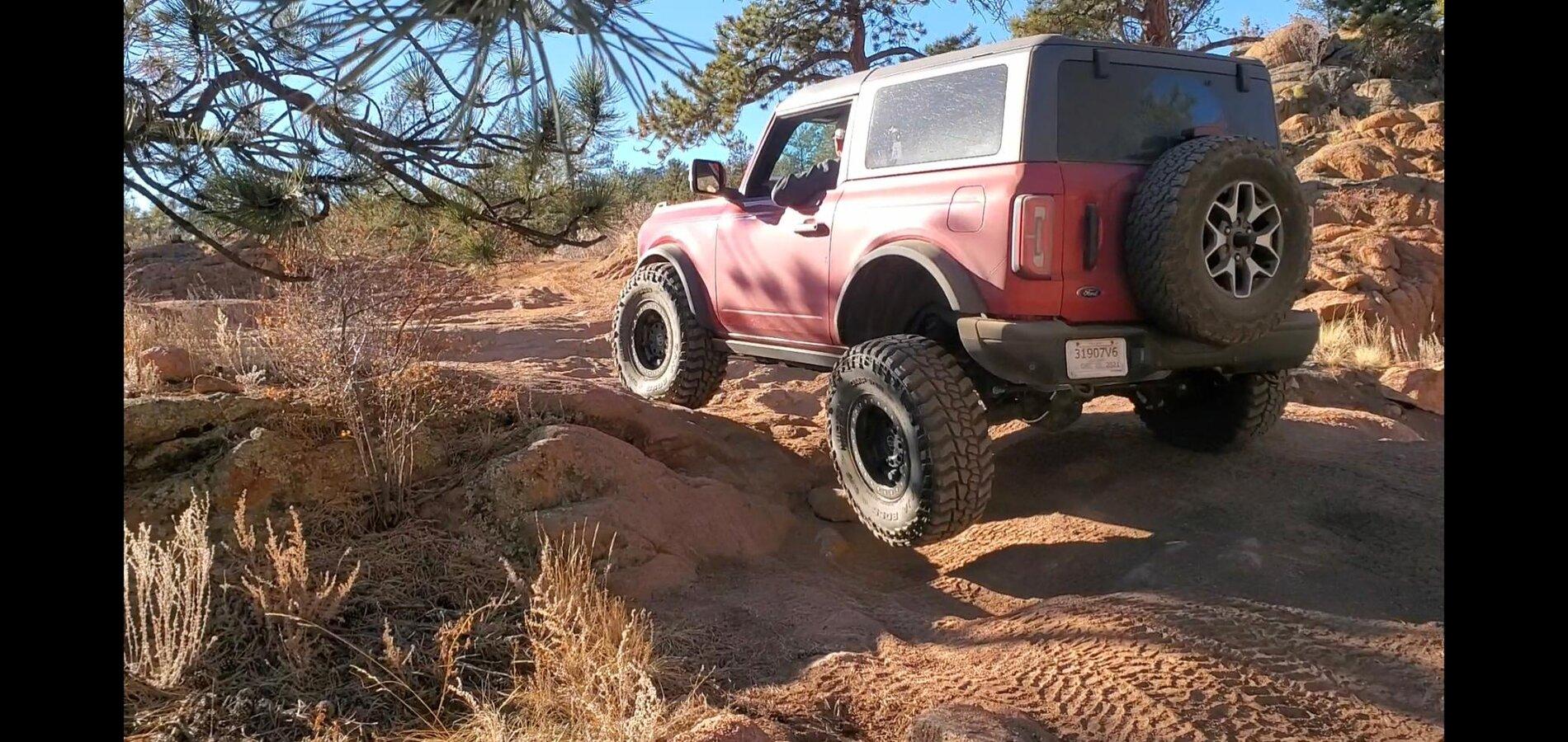 Ford Bronco Badlands 2 door on 37s no lift.... [37x12.50r17 Thompson Baja Boss MTs + Black Rhino Garison Beadlocks with +0 offset] signal-2021-11-21-18-56-29-852-2-