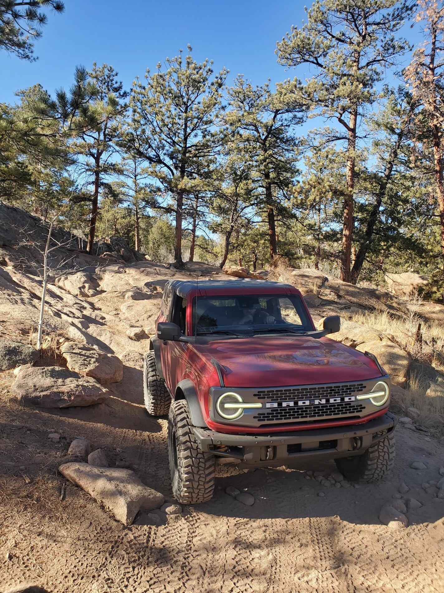 Ford Bronco Badlands 2 door on 37s no lift.... [37x12.50r17 Thompson Baja Boss MTs + Black Rhino Garison Beadlocks with +0 offset] signal-2021-11-21-15-00-41-813-
