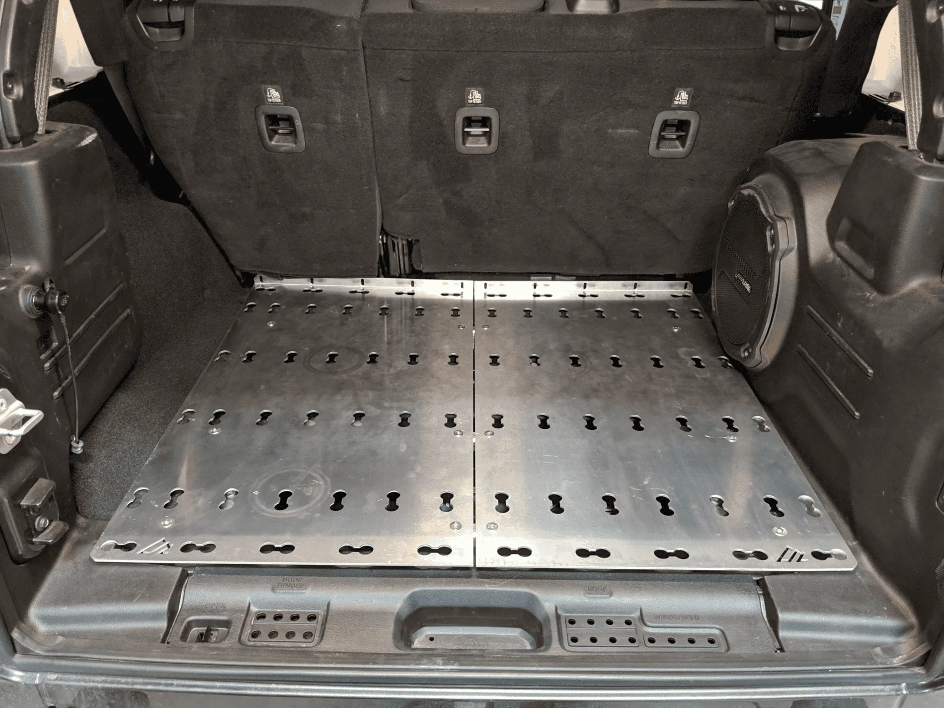 Ford Bronco Fridge slide mount in the trunk 1637769625337