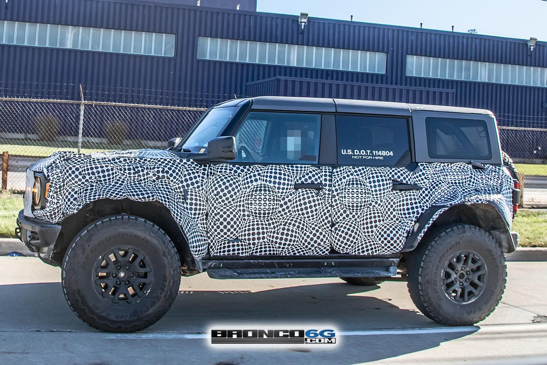 Ford Bronco 2022 Bronco Raptor makes most revealing public appearance yet 2022 Bronco Raptor public sighting 14