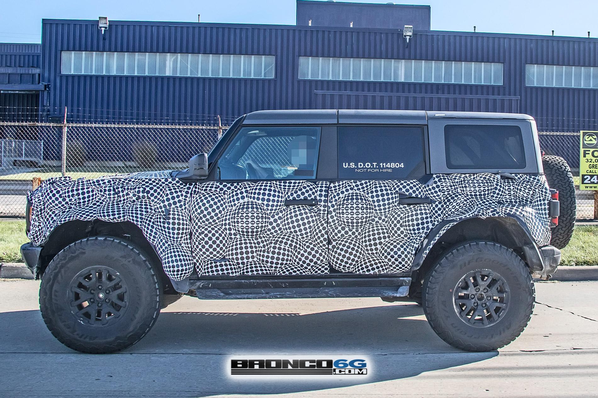 Ford Bronco 2022 Bronco Raptor makes most revealing public appearance yet 2022 Bronco Raptor public sighting 15