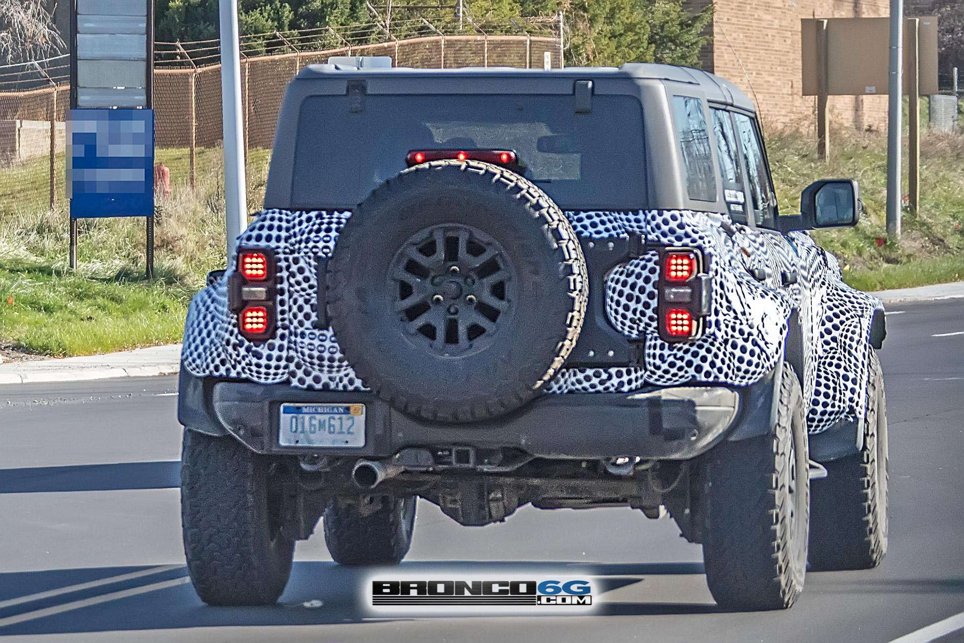 Ford Bronco 2022 Bronco Raptor makes most revealing public appearance yet 2022 Bronco Raptor public sighting 16