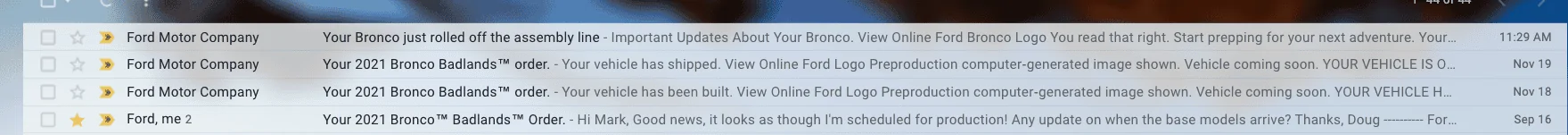 Ford Bronco Does everyone get an assembly line picture? Screen Shot 2021-11-24 at 11.53.28 AM