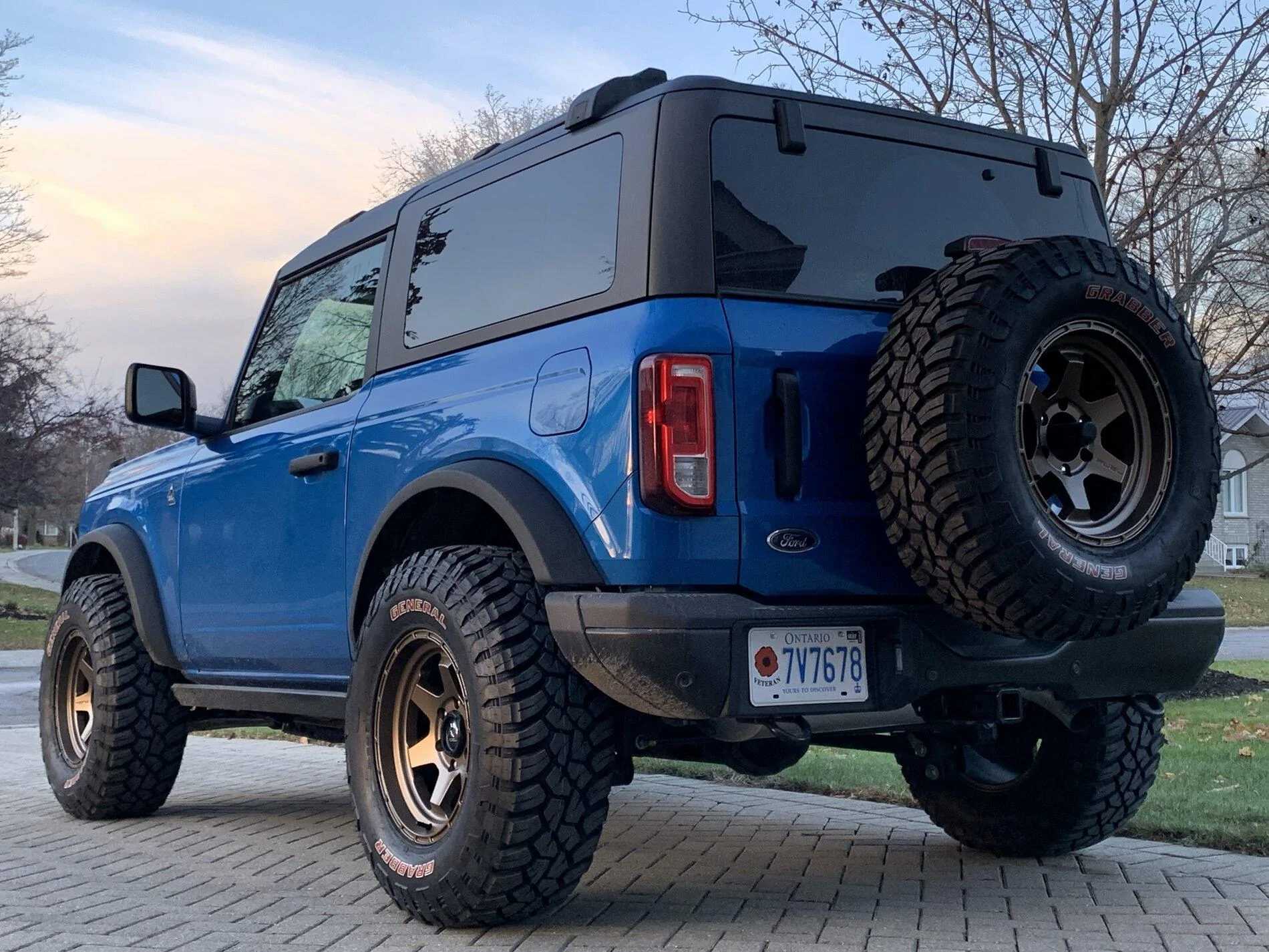 Ford Bronco Black Diamond on 33’s and 17X9 Bronze Fuel Shok +1 offset 607DA331-B2AD-4DEC-B93E-BE3DA1067BC1