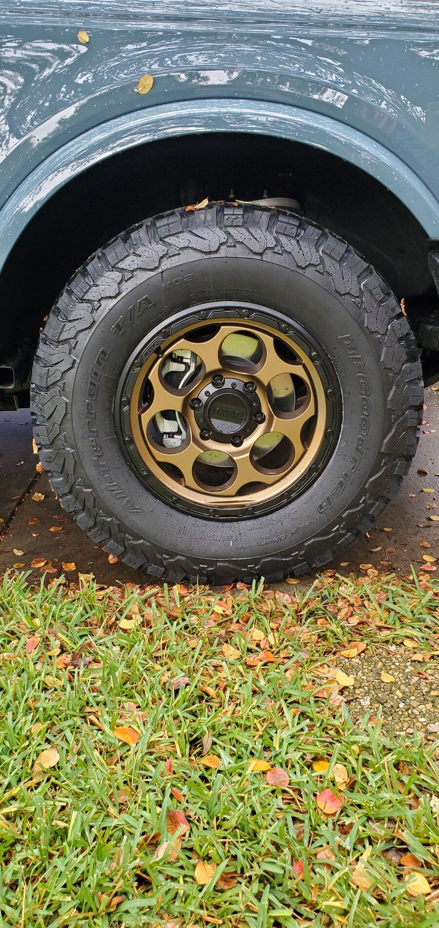Ford Bronco Show us your installed wheel / tire upgrades here! (Pics) 20211125_084157