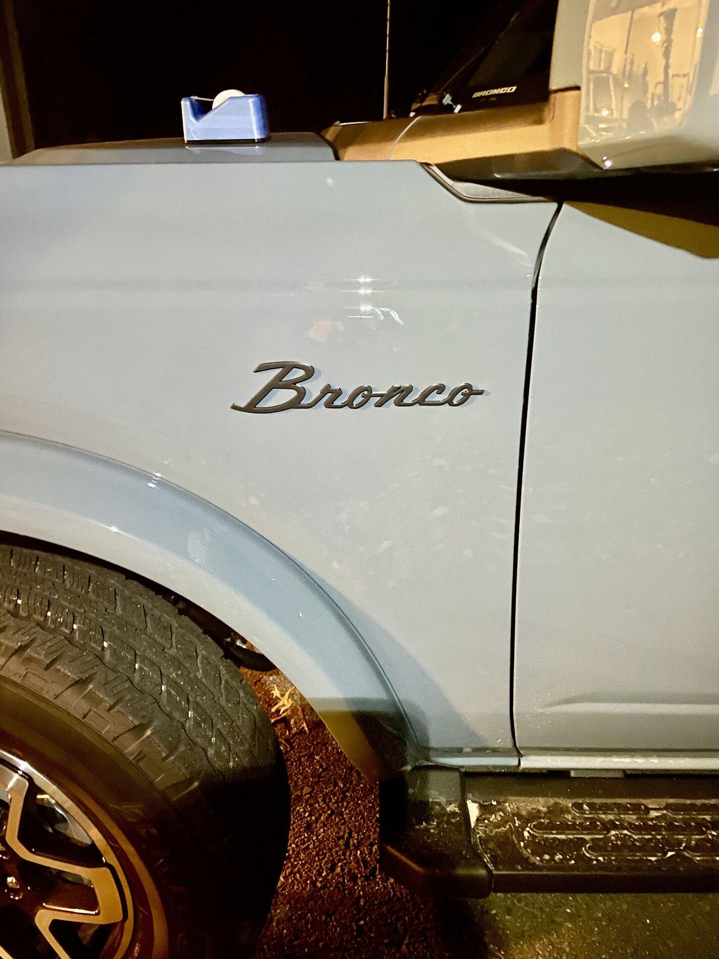 Ford Bronco "BRONCO" Lettering accessories OBX IMG_6848