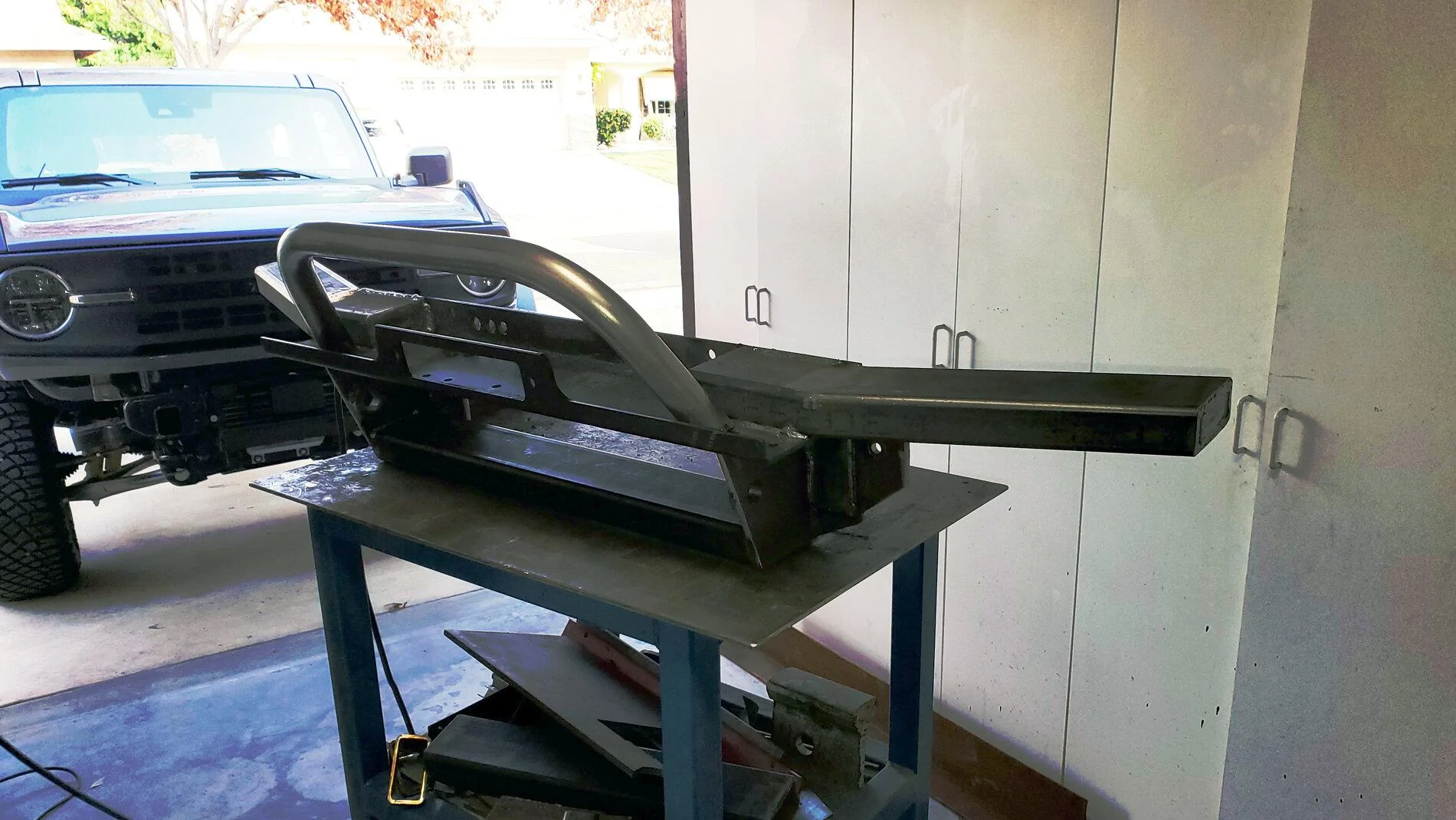Ford Bronco DIY Winch Bumper Build Raw edited