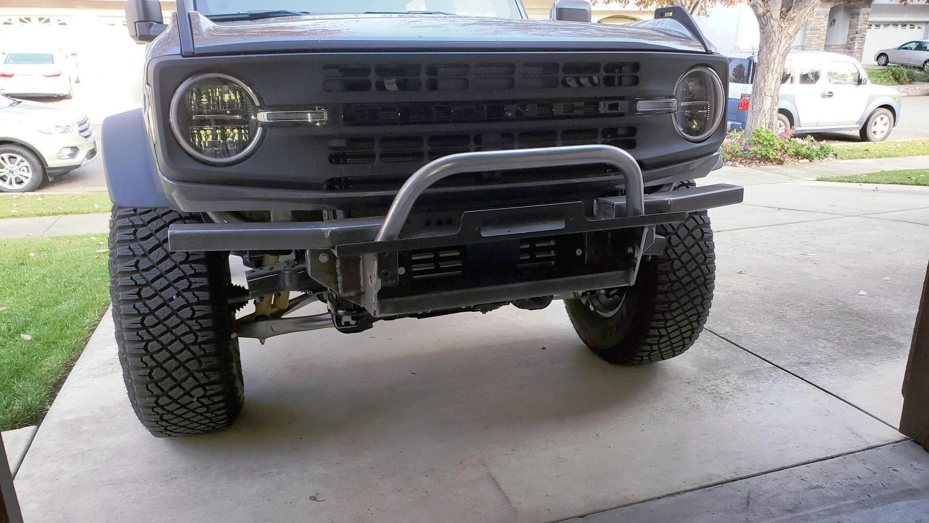Ford Bronco DIY Winch Bumper Build Test Fit Ra